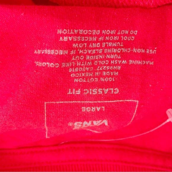 Vans Mens Logo Tee Shirt! large - Picture 5 of 5